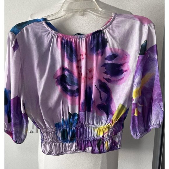 Desigual by Lacroix Christian Lacroix Crop Top Open Back New w Tags Size Medium - Picture 2 of 7